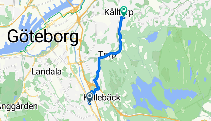 Grafiska vägen, Göteborg do Stobéegatan, Göteborg