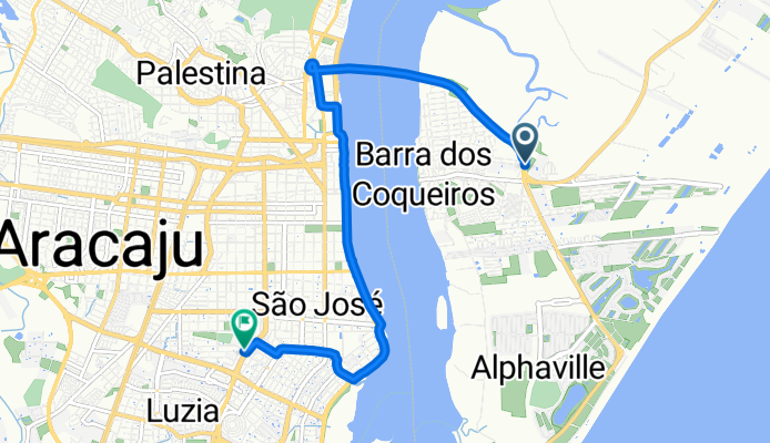 Rodovia Engenheiro Edilson Távora, Barra Dos Coqueiros a Rua Pedro Paes Mendonça, Aracajutrab