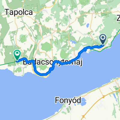 Szőlő utca, Révfülöp to 71-es főút, Szigliget