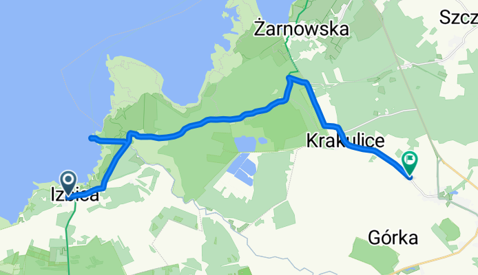 Izbica, Główczyce do Charbrowo, Wicko