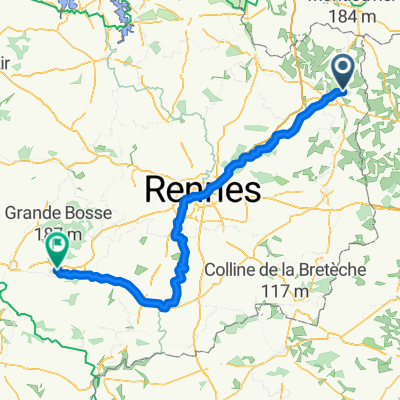 Avenue du Maine, Laignelet à La Ville Cue, Augan