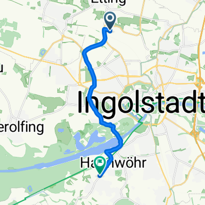 August-Horch-Straße, Ingolstadt nach Hagauer Straße, Ingolstadt