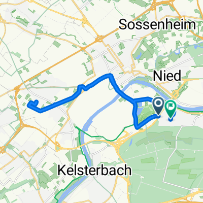 Geisenheimer Straße, Frankfurt am Main nach Völklinger Weg, Frankfurt am Main