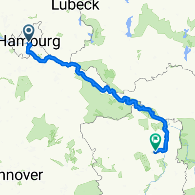 Elberadweg Stendal - Hamburg (Left)