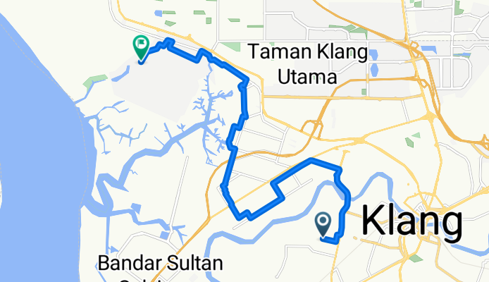 Lorong Hj Dahlan to Jalan Klang Perdana