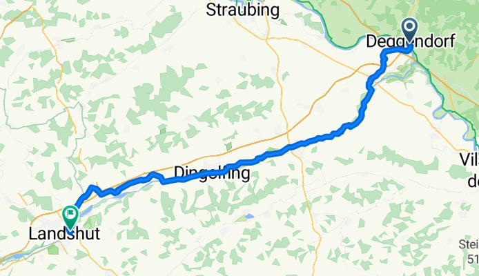 From Deggendorf to Landshut