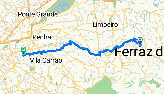 De Rua Gálata a Rua Serra de Botucatu