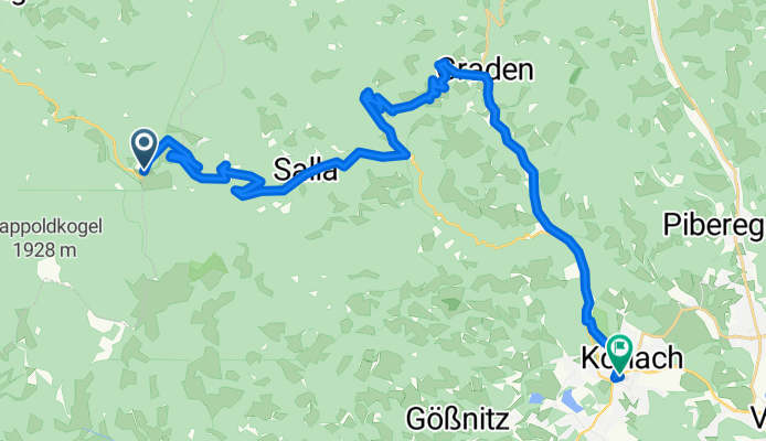 Gaberl nach Köflach