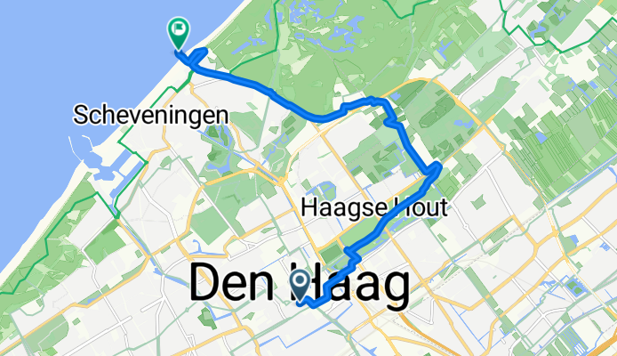 Haagsche Bluf nach Strandweg