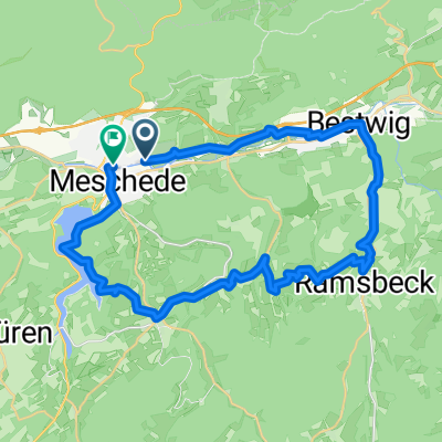 Kolpingstraße, Meschede nach Kolpingstraße, Meschede