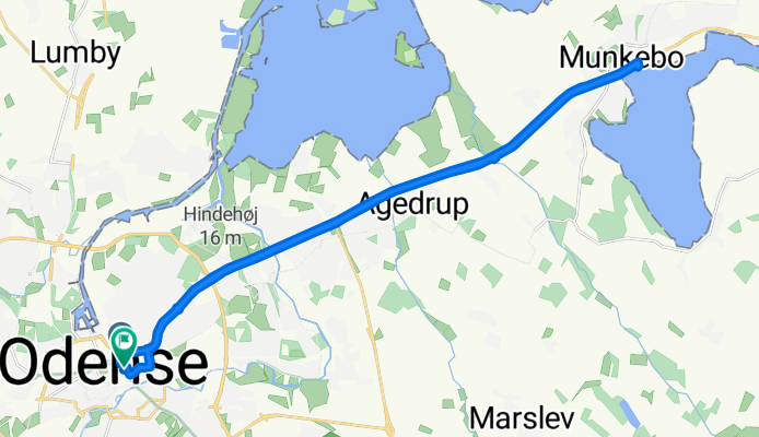 Carl Nielsens Kvarter, Odense C to Carl Nielsens Kvarter, Odense C