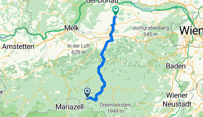 Von Kernhof (Gschaid) nach St. Andrä a/d Traisen