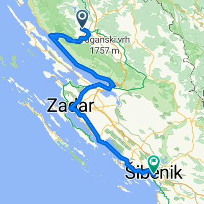 Gospić - Gračac + Gračac - Knin + Knin - Hrvace (1/2)