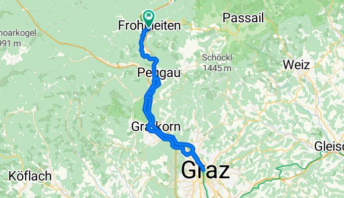Frohnleiten nach Graz und retour R2