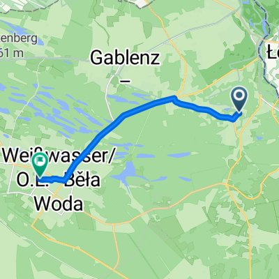 Mühlenstraße, Krauschwitz nach Hermannstraße, Weißwasser/Oberlausitz