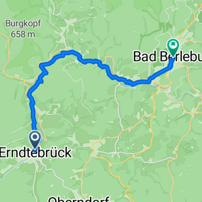 Erndtebrück ZOB nach Schloßstraße