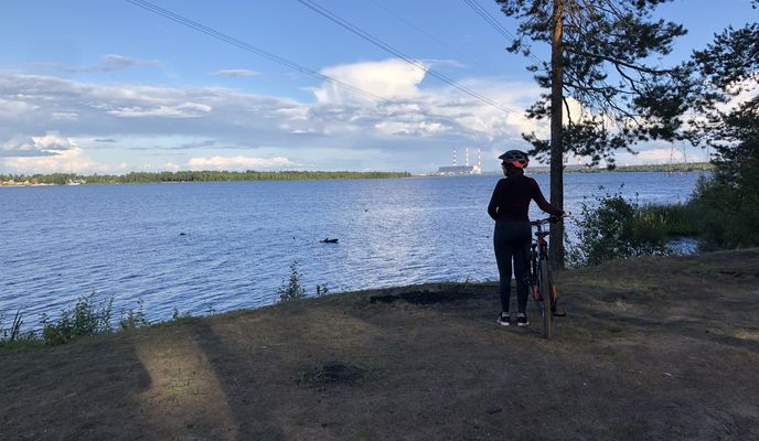 Photo 2 of the Bikemap route "Западный Территориальный Район, Сургут до улица Дзержинского, Сургут"
