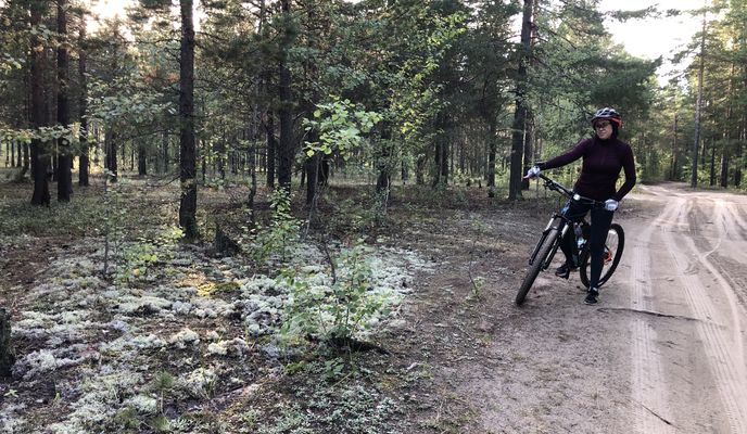 Photo 1 of the Bikemap route "Западный Территориальный Район, Сургут до улица Дзержинского, Сургут"
