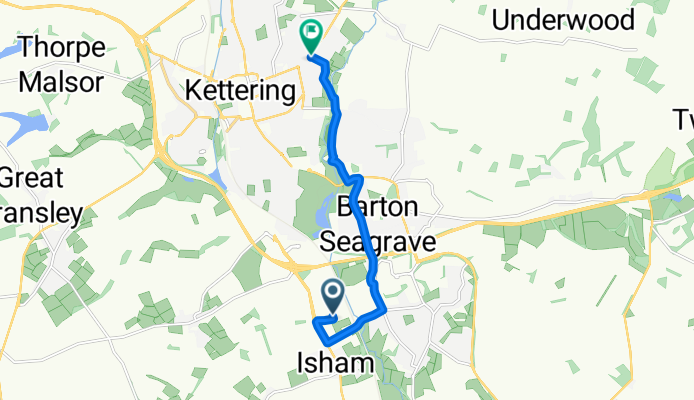 Pytchley, Kettering to Stamford Road, Kettering