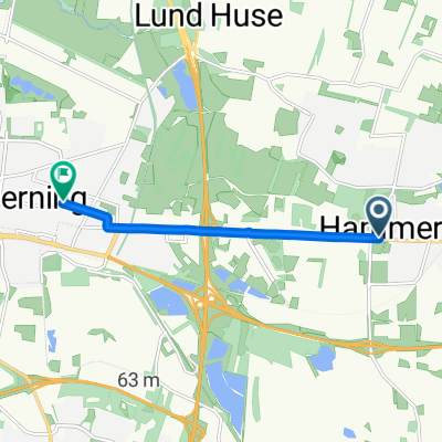 Landbrugsskolestien, Herning to Kousgaards Plads, Herning
