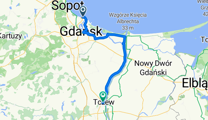 Westerplatte, Gdańsk do Wojska Polskiego, Tczew