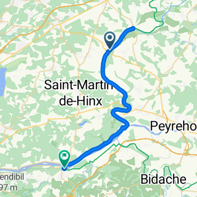 Chemin de Halage, Josse à Chemin de Saudan, Urt