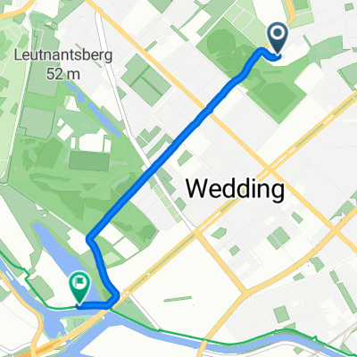 Schwyzer Straße, Berlin nach Nordufer, Berlin