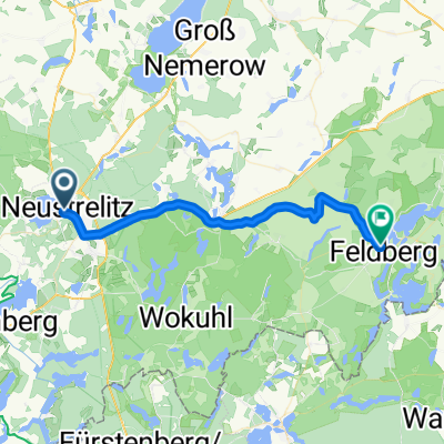 Von Neustrelitz bis Feldberger Seenlandschaft