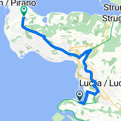 Lucija, Portorož do Ulica IX. Korpusa, Piran