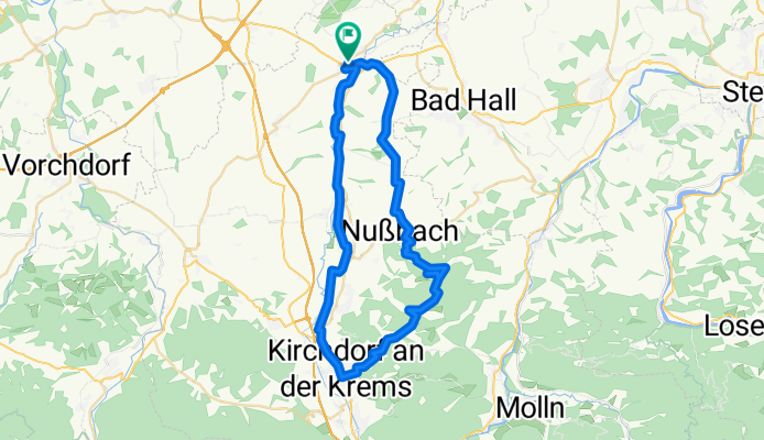 Sehr schöner Weitblick – die Krems Runde von Kremsmünster. 🚴🚴‍♂️