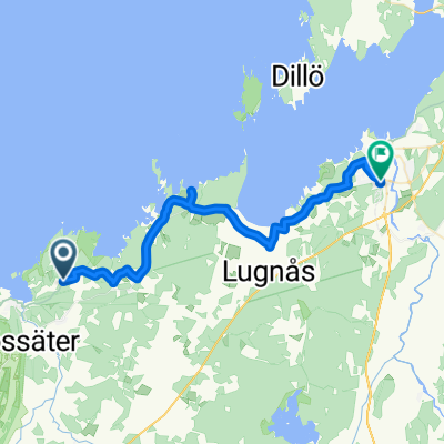 Varatorp, Hällekis nach Leksbergsvägen, Mariestad