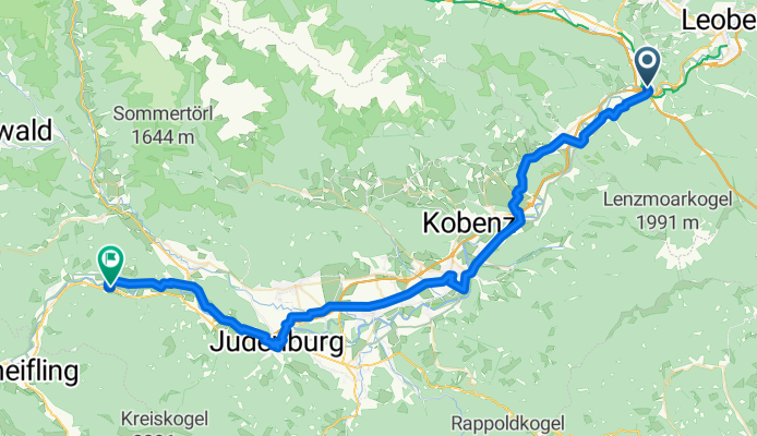 Von Sankt Michael in Obersteiermark bis Sankt Georgen ob Judenburg