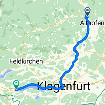 Von Althofen bis Velden am Wörther See