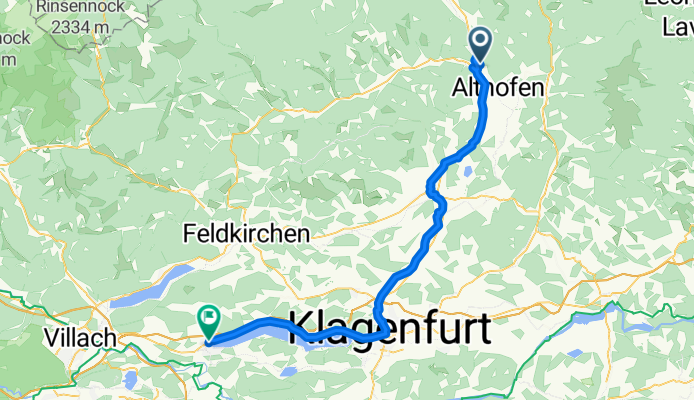 Von Althofen bis Velden am Wörther See