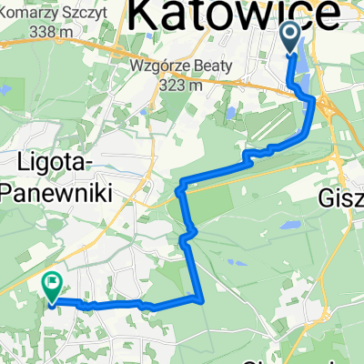 I Paderewskiego, Katowice do Orla, Katowice