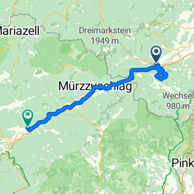 Von Reichenau an der Rax bis Kindberg