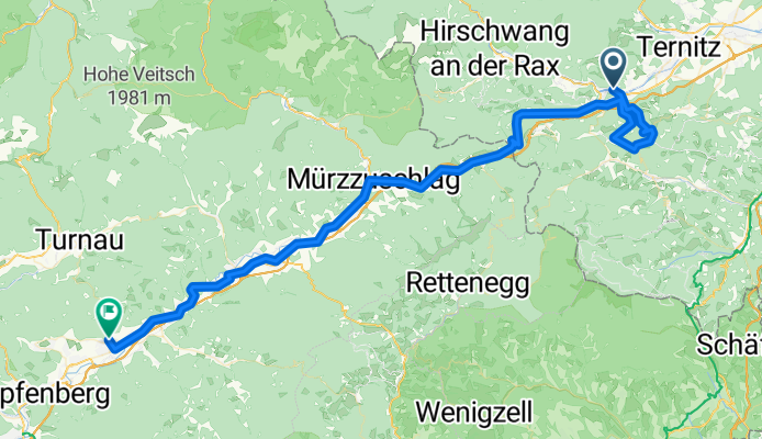 Von Reichenau an der Rax bis Kindberg