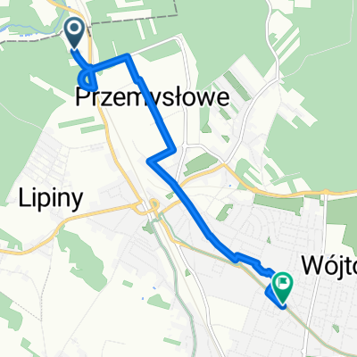 Turystyczna, Mława do Braci Gierymskich, Mława
