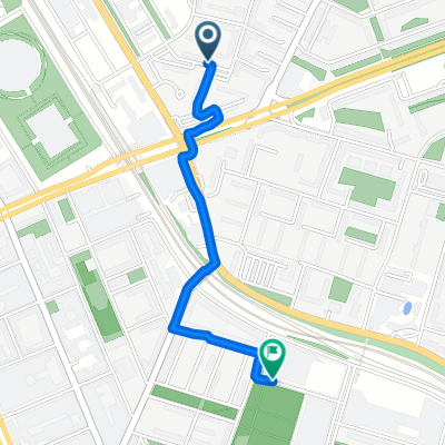 Oleanderstraße, Berlin nach Zur Rinderauktionshalle, Berlin
