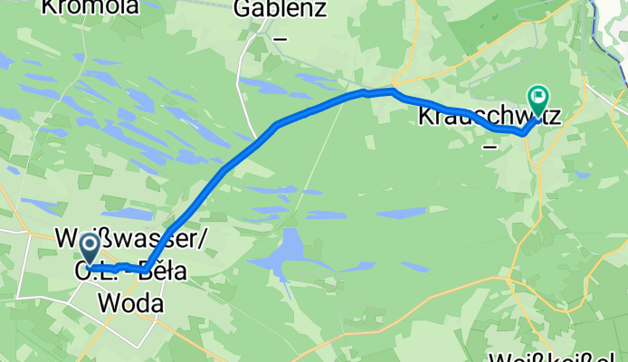 Hermannstraße, Weißwasser/Oberlausitz nach Mühlenstraße, Krauschwitz