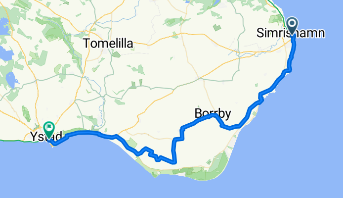 Etappe 1: Simrishamn nach Ystad – Sydkustleden