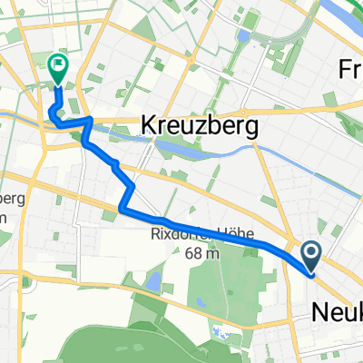 Reuterstraße, Berlin nach Friedrichshain-Kreuzberg, Berlin