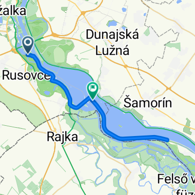 Rusovce, Bratislava V až Hamuliakovo
