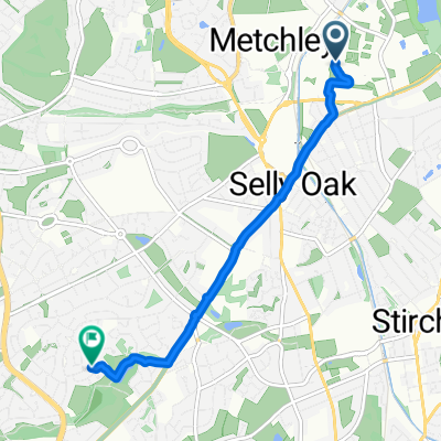 Westgate, Birmingham to St Denis Road, Birmingham
