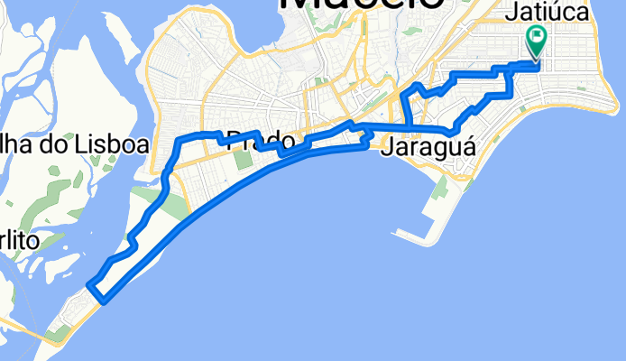 Travessa Antônio Maciel de Oliveira, Maceió a Travessa Antônio Maciel de Oliveira, Maceió