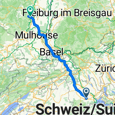 Buchenhalde nach Rue d'Or