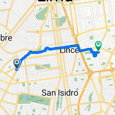 Ciclovía Salaverry, Lima a Ismodes, Lima