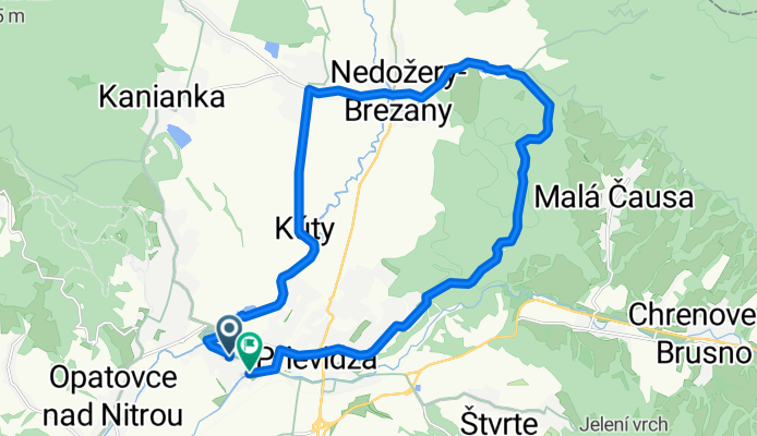 Milana Rastislava Štefánika, Prievidza až Janka Kráľa, Prievidza