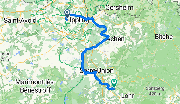 Impasse des Mésanges, Diebling à Rue Principale, Bettwiller