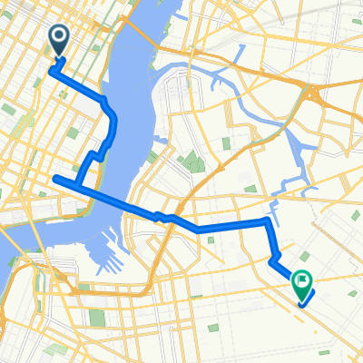 Park Ave S, New York to Bushwick Ave, New York